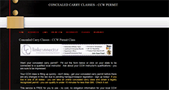 Desktop Screenshot of concealedcarrypermitccw.com