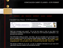 Tablet Screenshot of concealedcarrypermitccw.com